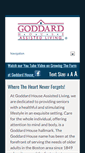 Mobile Screenshot of goddardhouse.org