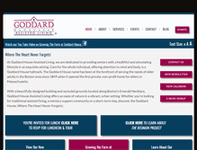 Tablet Screenshot of goddardhouse.org